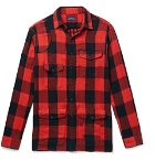 Polo Ralph Lauren - Buffalo-Checked Cotton-Flannel Overshirt - Red