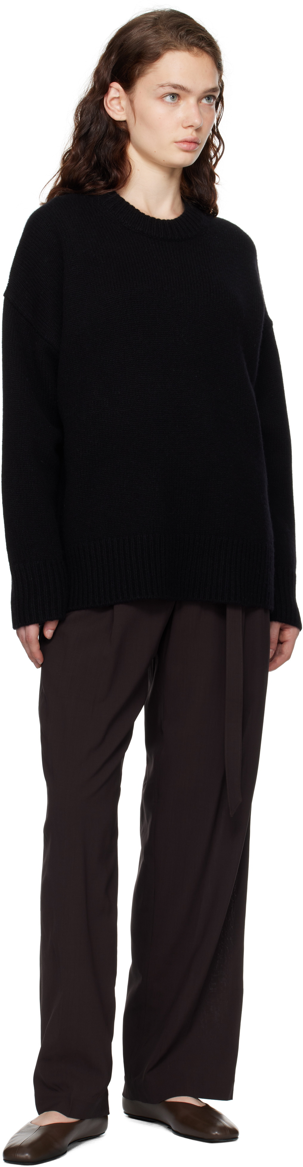 CO Brown Drop Waist Trousers