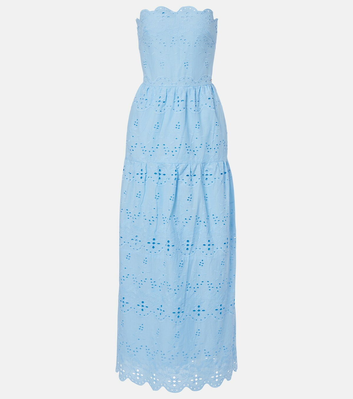 Melissa Odabash Sophie broderie anglaise cotton maxi dress