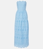 Melissa Odabash Sophie broderie anglaise cotton maxi dress
