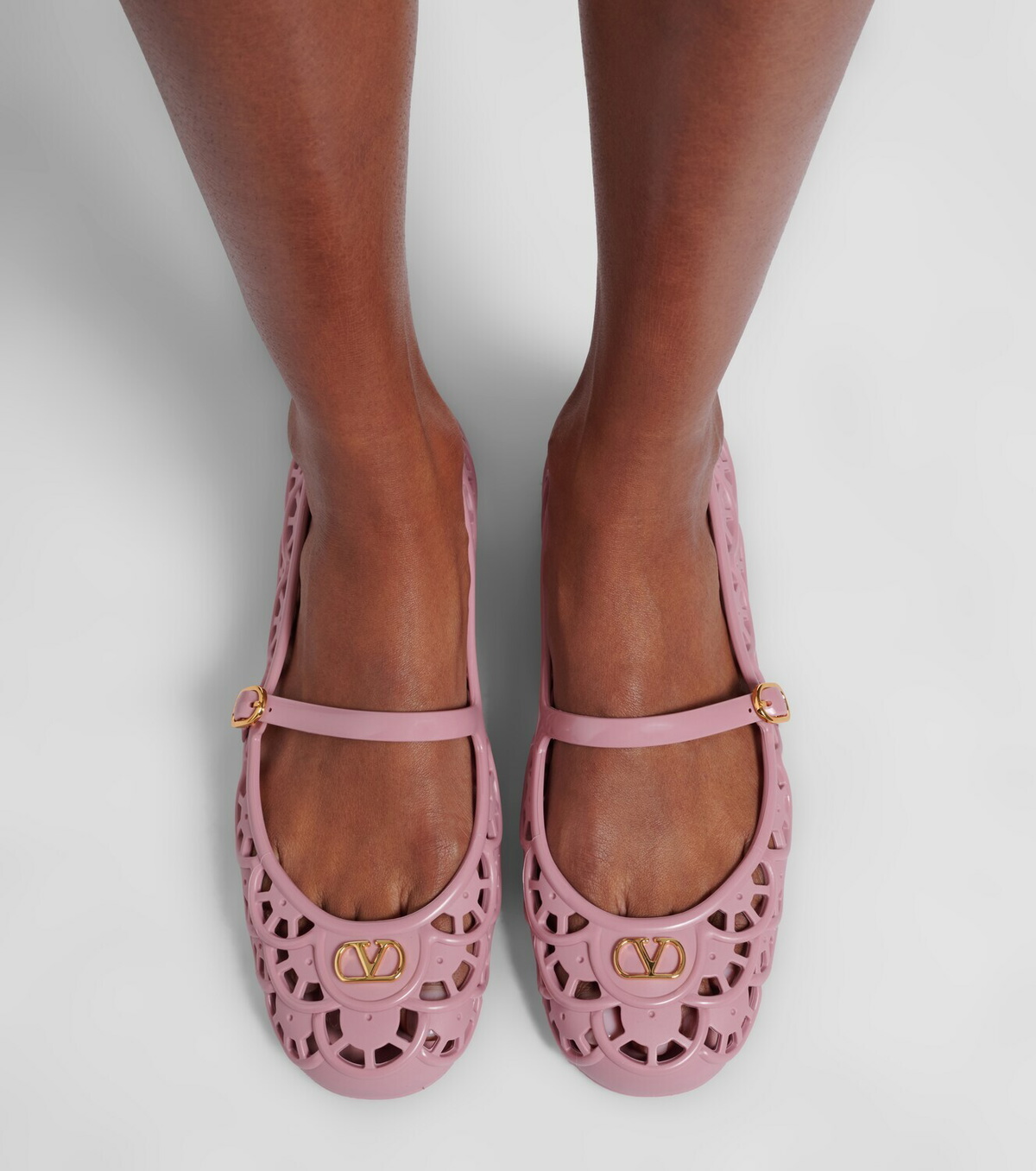 Valentino Garavani Ondette VLogo Mary Jane flats