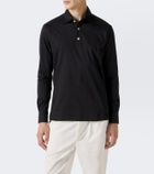 Kiton Cotton poplin polo top