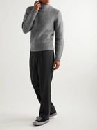 DOPPIAA - Aamintore Alpaca-Blend Rollneck Sweater - Gray