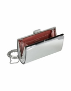 Jimmy Choo Womens Clutch in Silver
