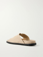 Mr P. - Suede Slides - Brown