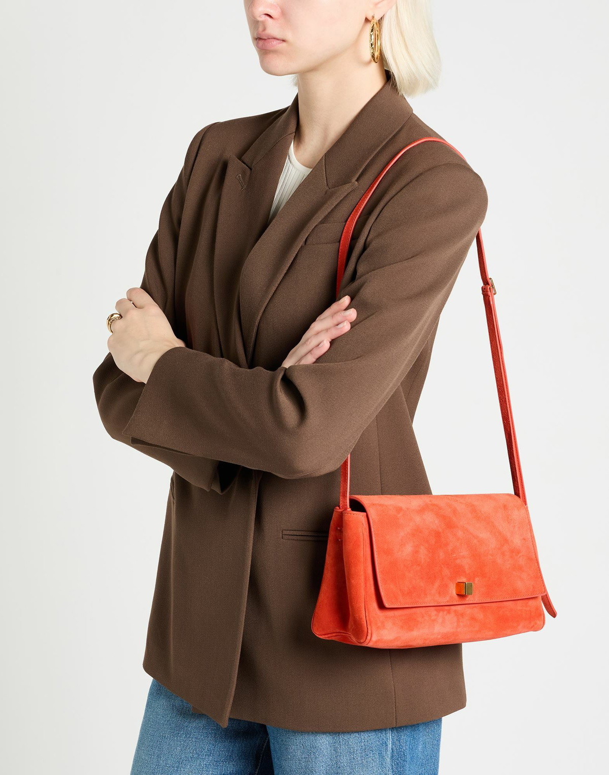 Khaite Womens Cross-body bag in Orange