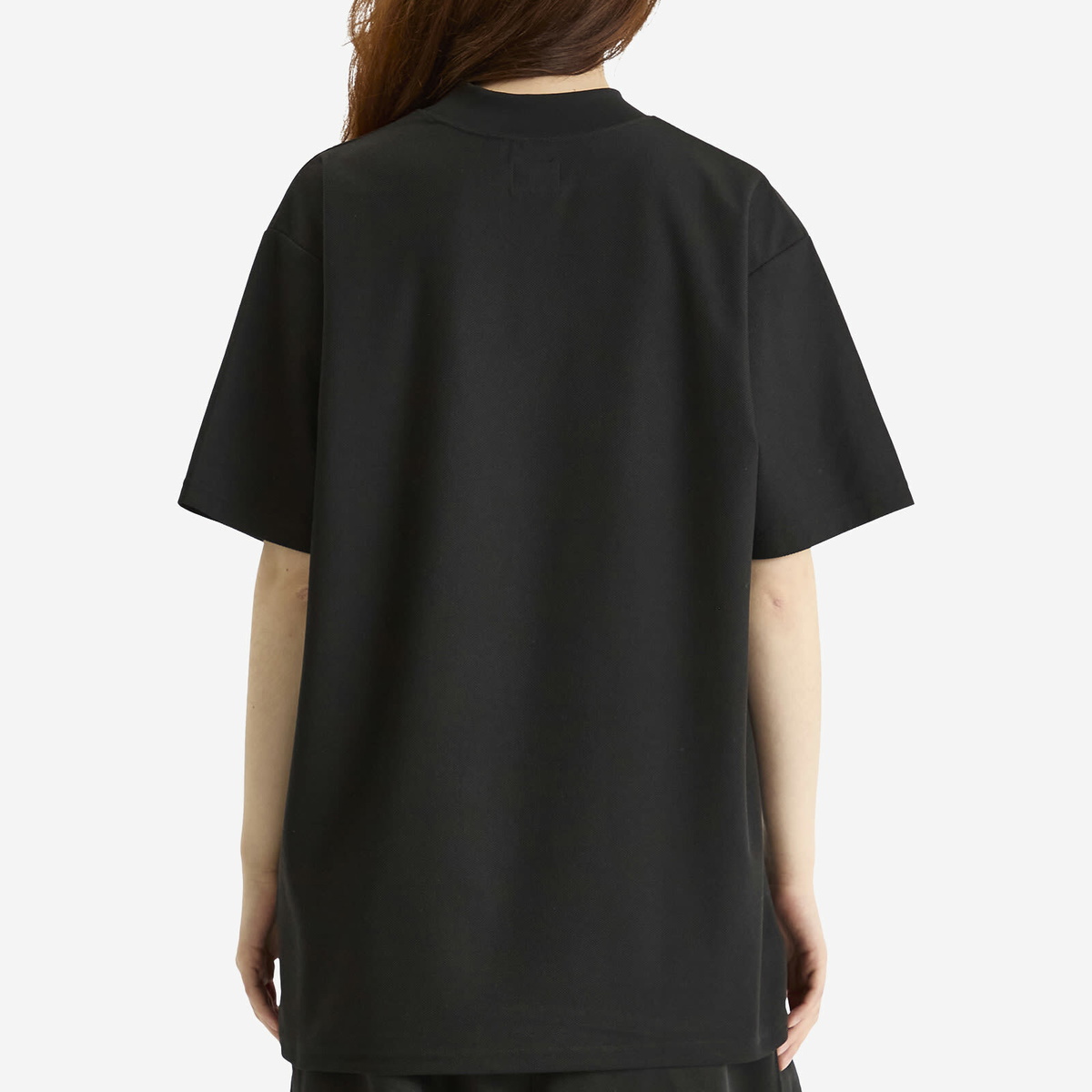 Needles Women's Mock Neck T-Shirt in Black