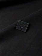 Acne Studios - Fonbar Oversized Logo-Appliquéd Cotton-Jersey Hoodie - Black