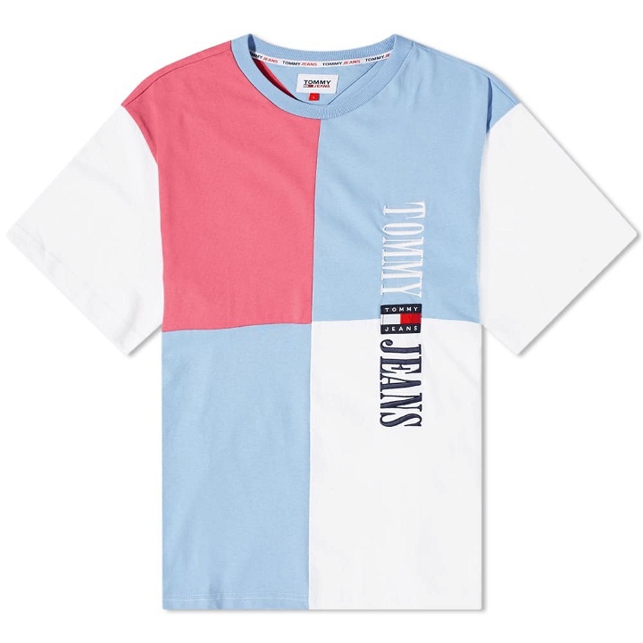 Photo: Tommy Jeans Men's Archive Block T-Shirt in Pearly Blue