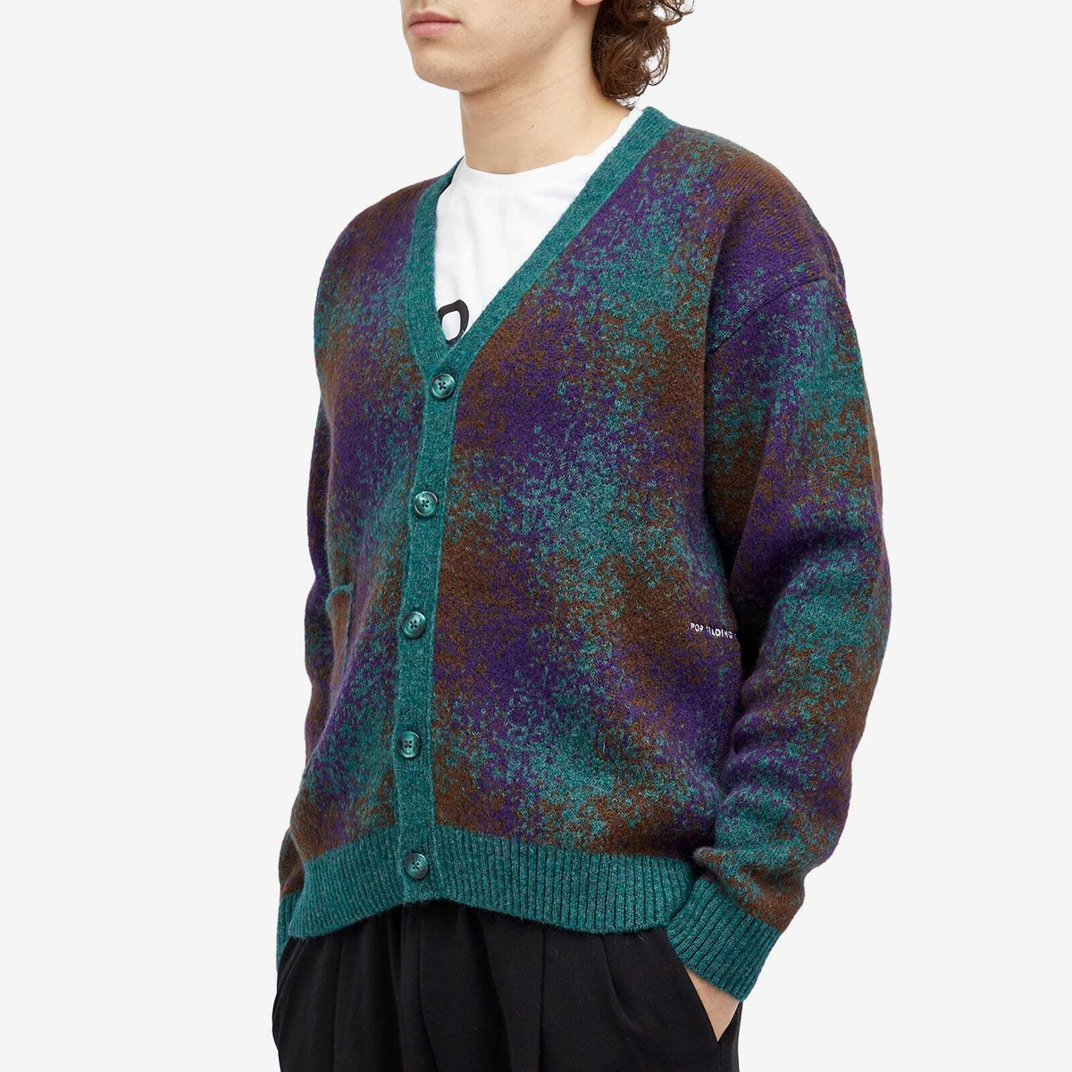 Pop Trading Company Men's Cardigan in Multi Pop Trading Company