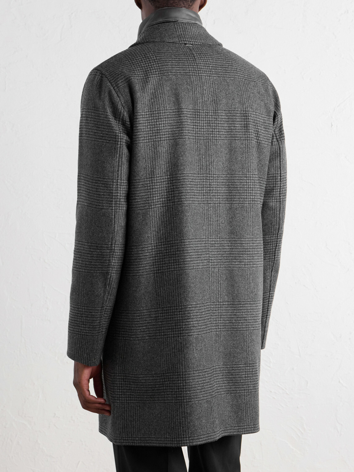 Herno - Padded Wool-Blend Tweed Coat - Gray