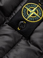 Stone Island - Logo-Appliquéd Quilted Shell Hooded Down Jacket - Black