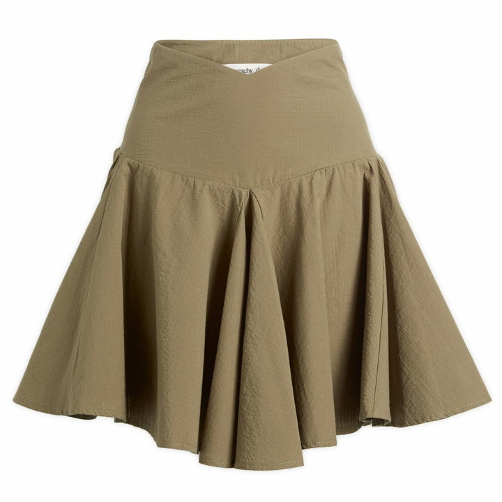 Photo: Peachy Den Women's Dylan Mini Skirt in Leaf