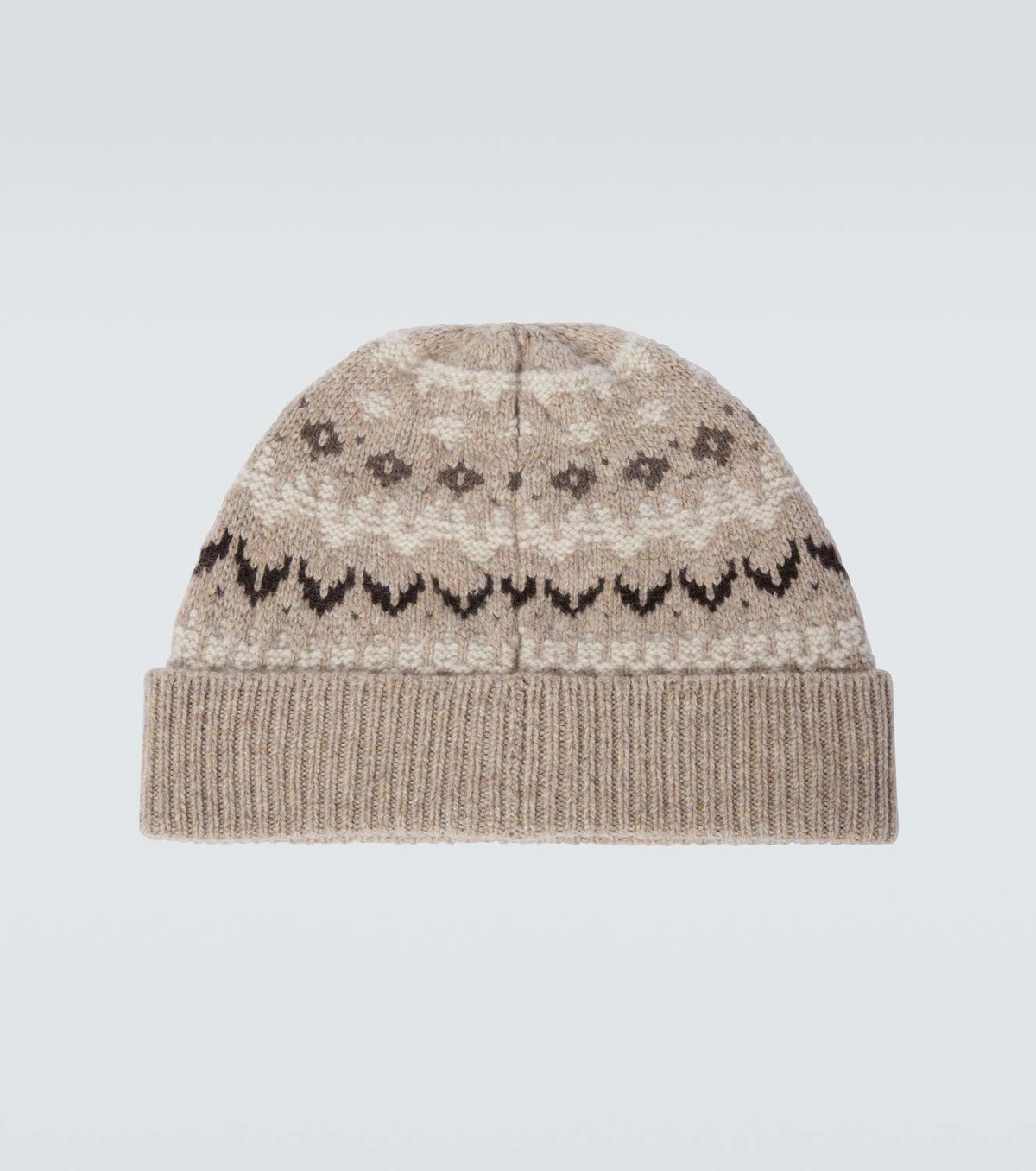 Loro Piana Fair Isle cashmere beanie