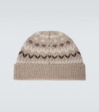 Loro Piana Fair Isle cashmere beanie