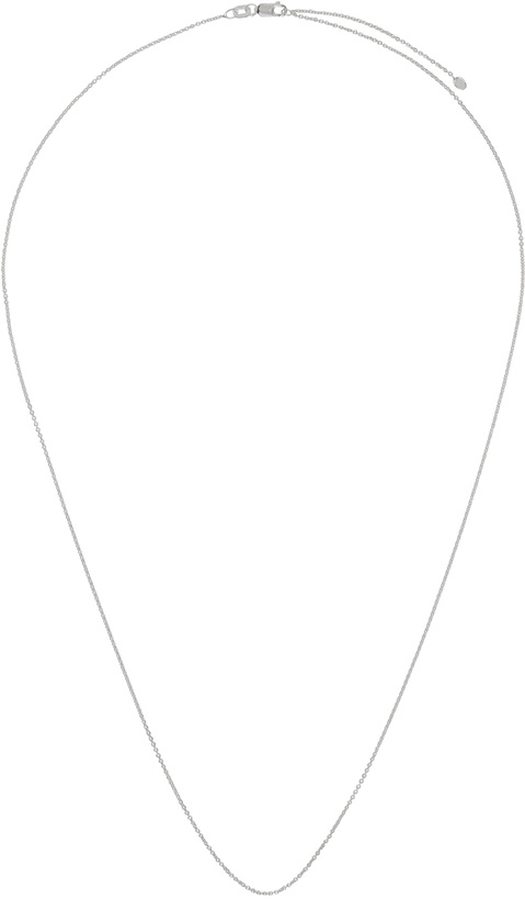 Photo: Le Gramme Silver Rectangle 'Le 1.5g' Necklace