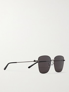 Balenciaga - Square-Frame Gunmetal-Tone Sunglasses