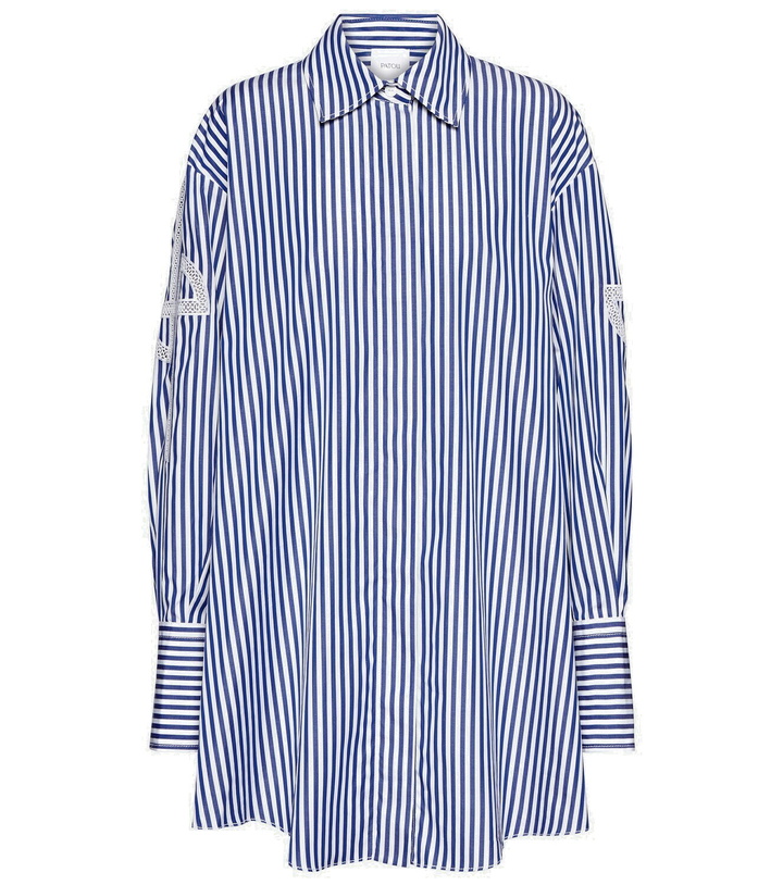 Photo: Patou Striped cotton poplin shirt