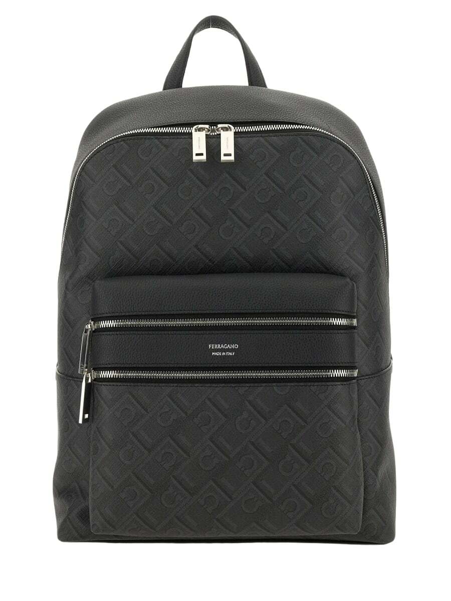 Salvatore Ferragamo ブラック リュック Salvatore Ferragamo サルヴァトーレフェラガモ リュック