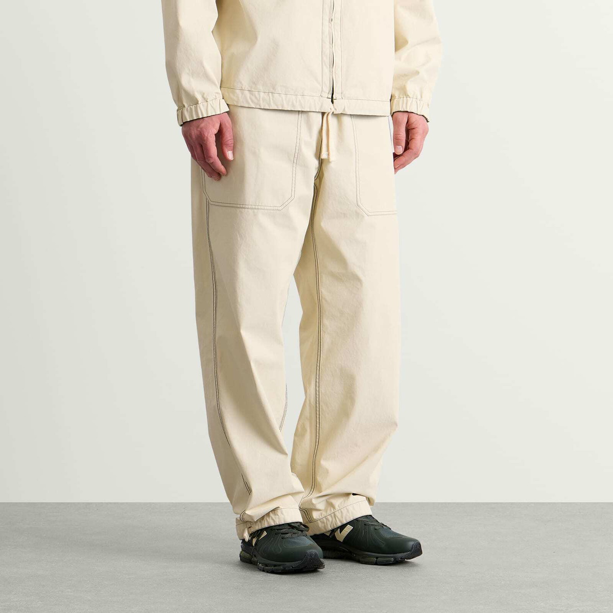 Stone Island Men's x New Balance Loose Reversible Pants in Juniper