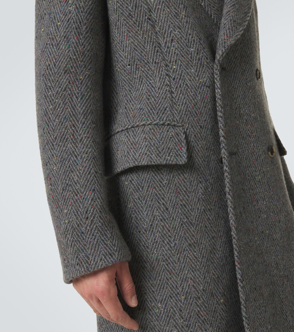 Gabriela Hearst Mcaffrey herringbone wool and cashmere coat