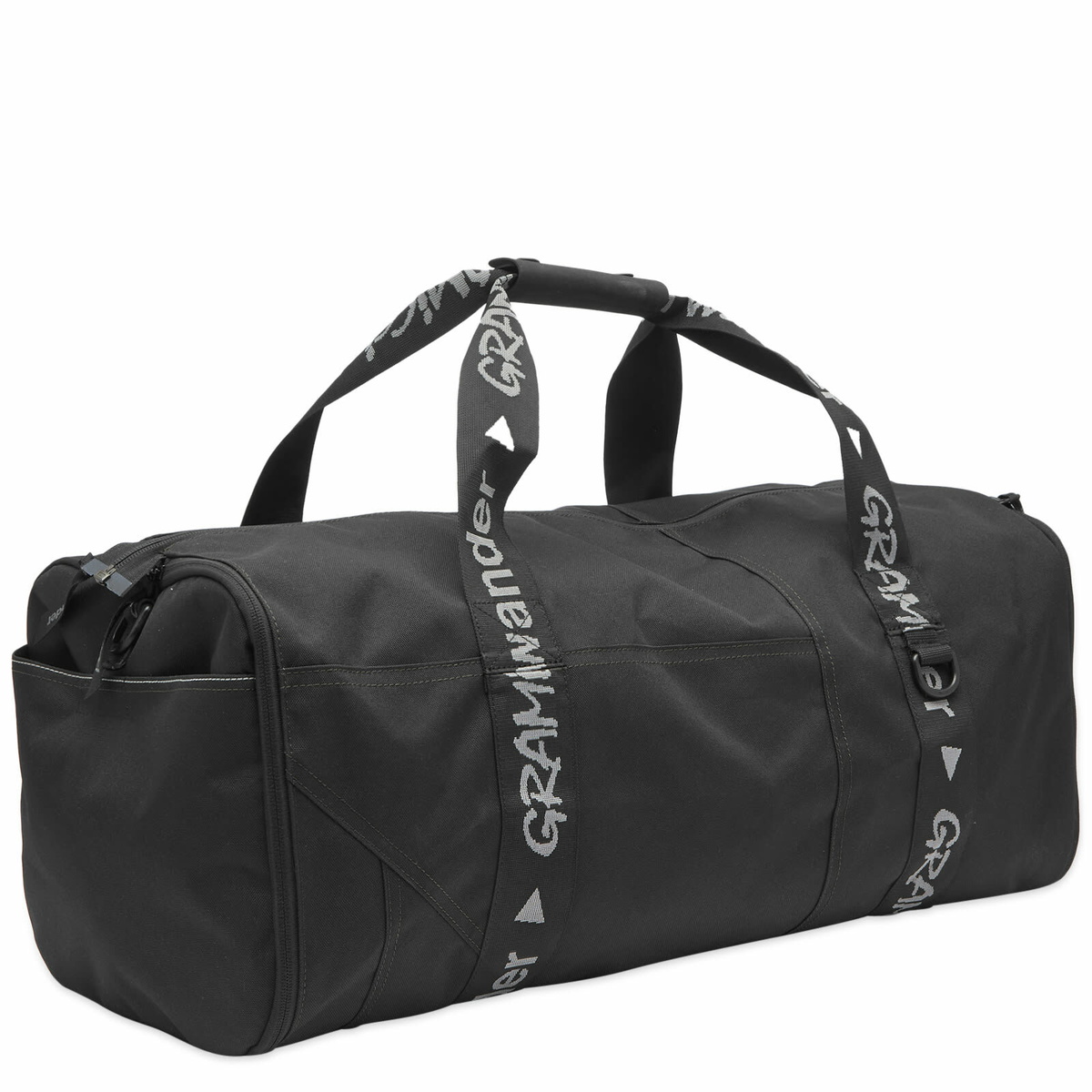 Gramicci Men's x And Wander Patchwork Boston Bag in Black Gramicci