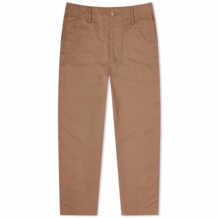 Photo: Auralee Men's Buggy Wide Pants in Light Brown