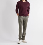 Folk - Patrick Mélange Merino Wool Sweater - Purple