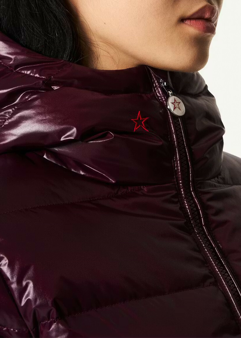 Perfect Moment Polar Puffer ski Jacket Burgundy