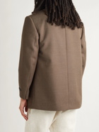 FEAR OF GOD - Double-Breasted Wool-Twill Blazer - Brown