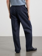A.P.C. - Dylan Straight-Leg Cotton-Poplin Trousers - Blue
