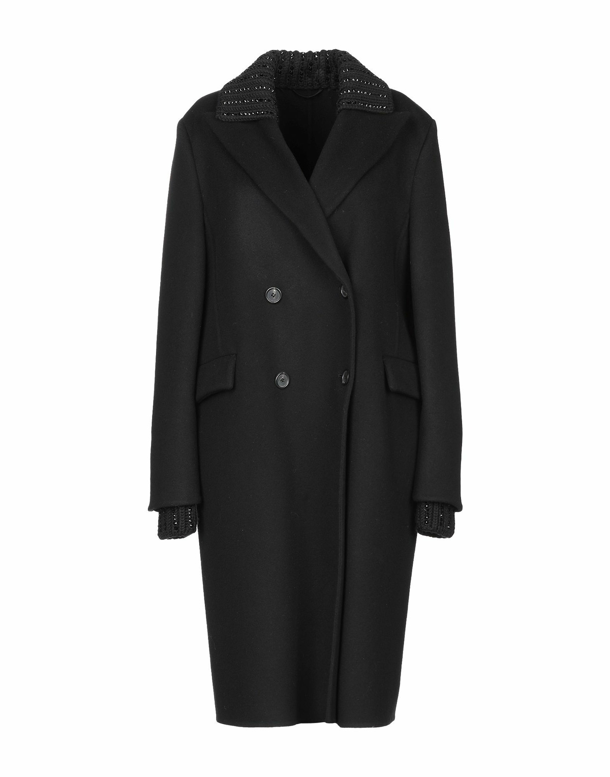 Ermanno Scervino Womens Coat in Black