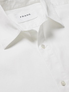 FRAME - Cotton-Poplin Shirt - White