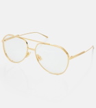 Bottega Veneta Light Ribbon aviator glasses