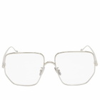 Loewe Eyewear Loewe Metal Optical Glasses in Shiny Palladium 
