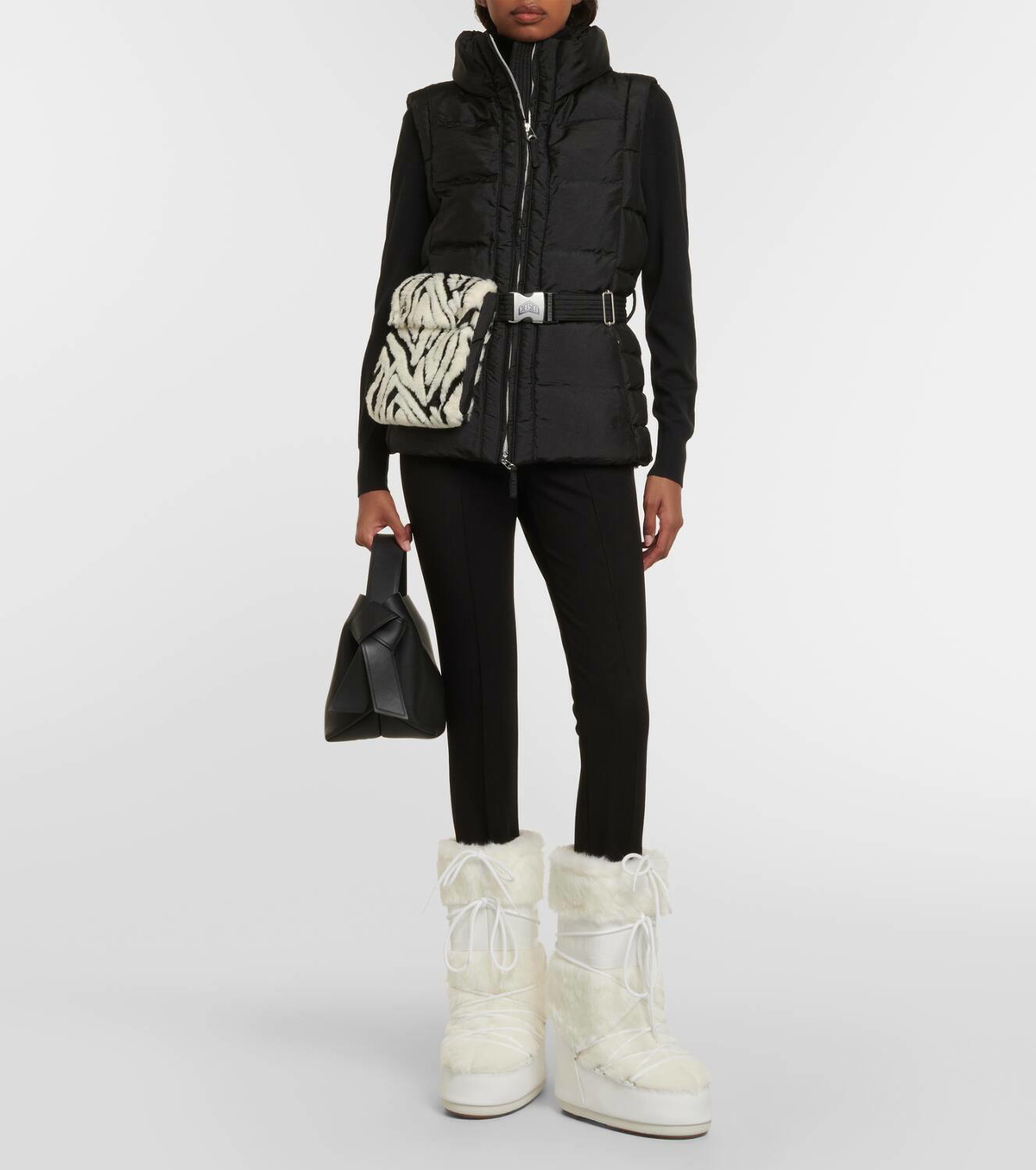 Moon Boot Icon faux fur-trimmed snow boots Moon Boot