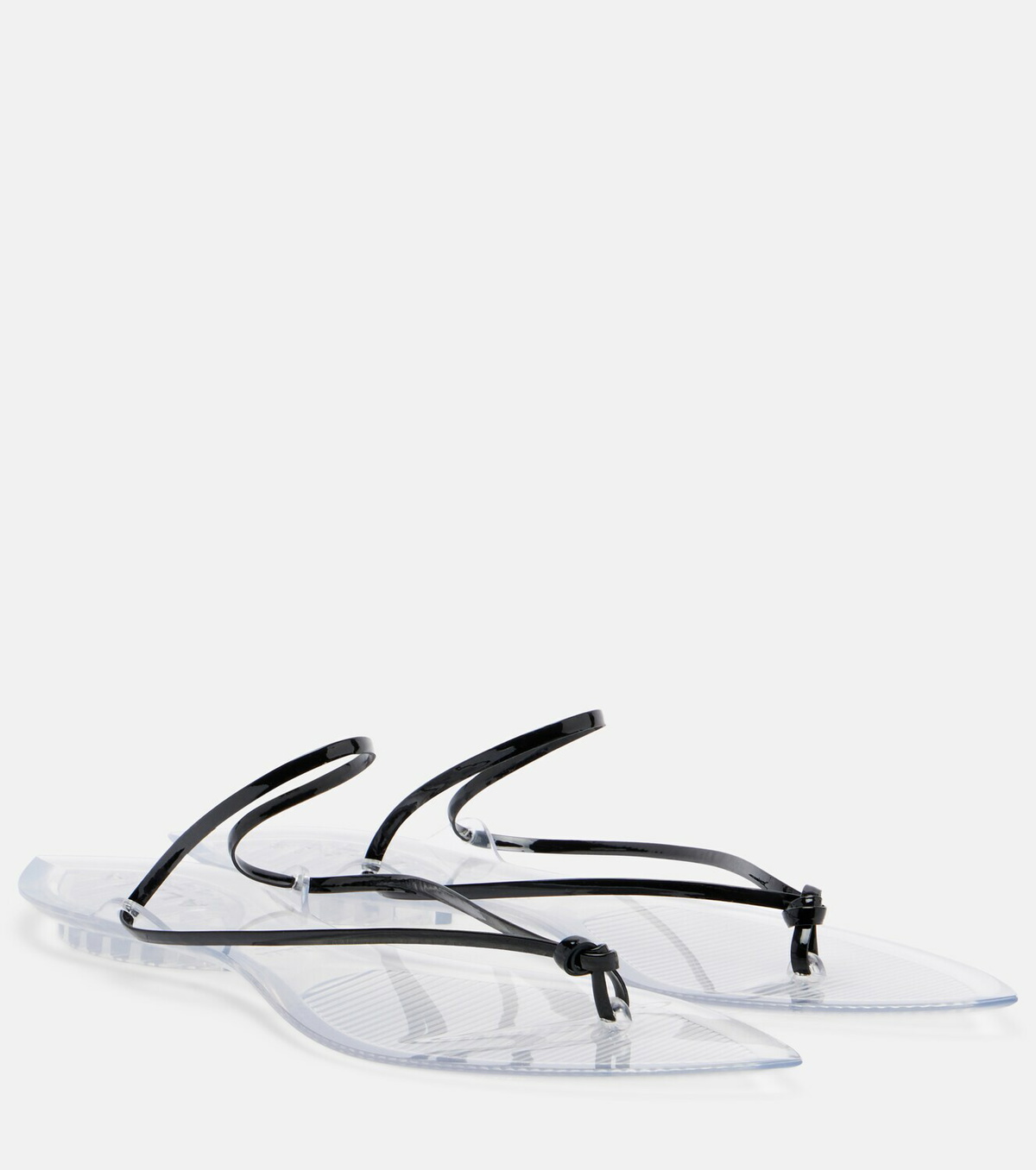 Alaïa Invisible leather thong sandals