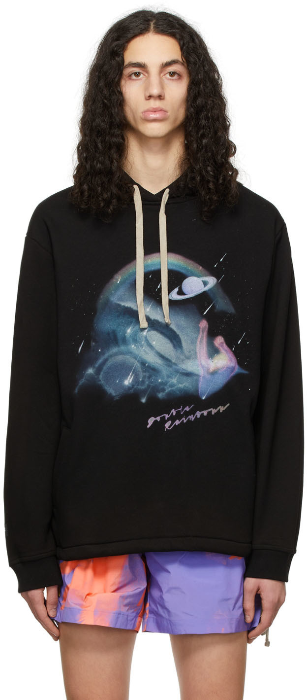 GQ3012◇DOUBLE RAINBOUU : SPACE JUNK Double Rainbouu Black and White Space Junk Shirt Double Rainbouu