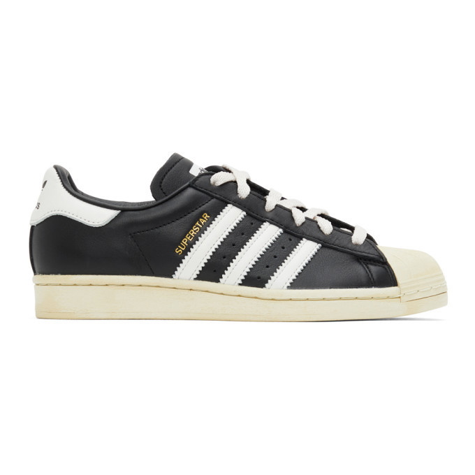 Photo: adidas Originals Black Superstar Sneakers