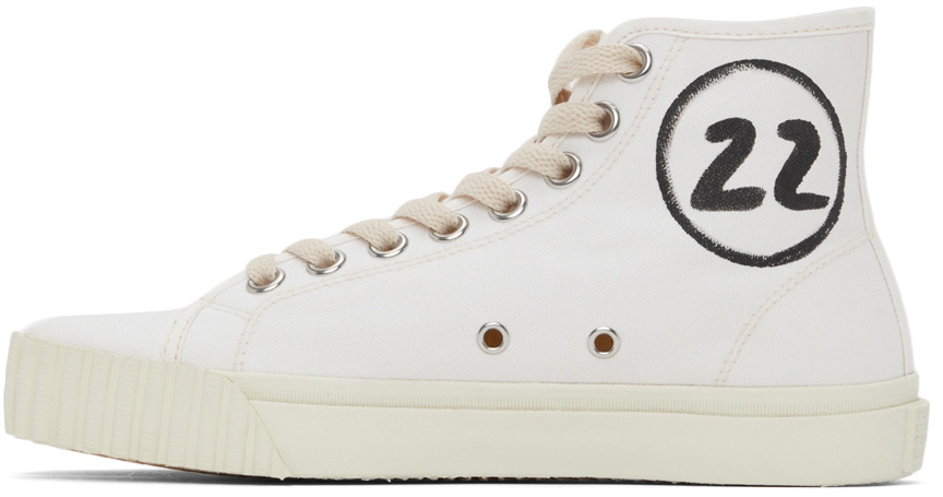 Maison Margiela White High Tabi Sneakers Maison Margiela