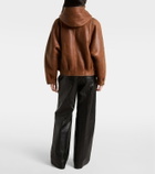 Isabel Marant Amiel shearling-lined leather jacket
