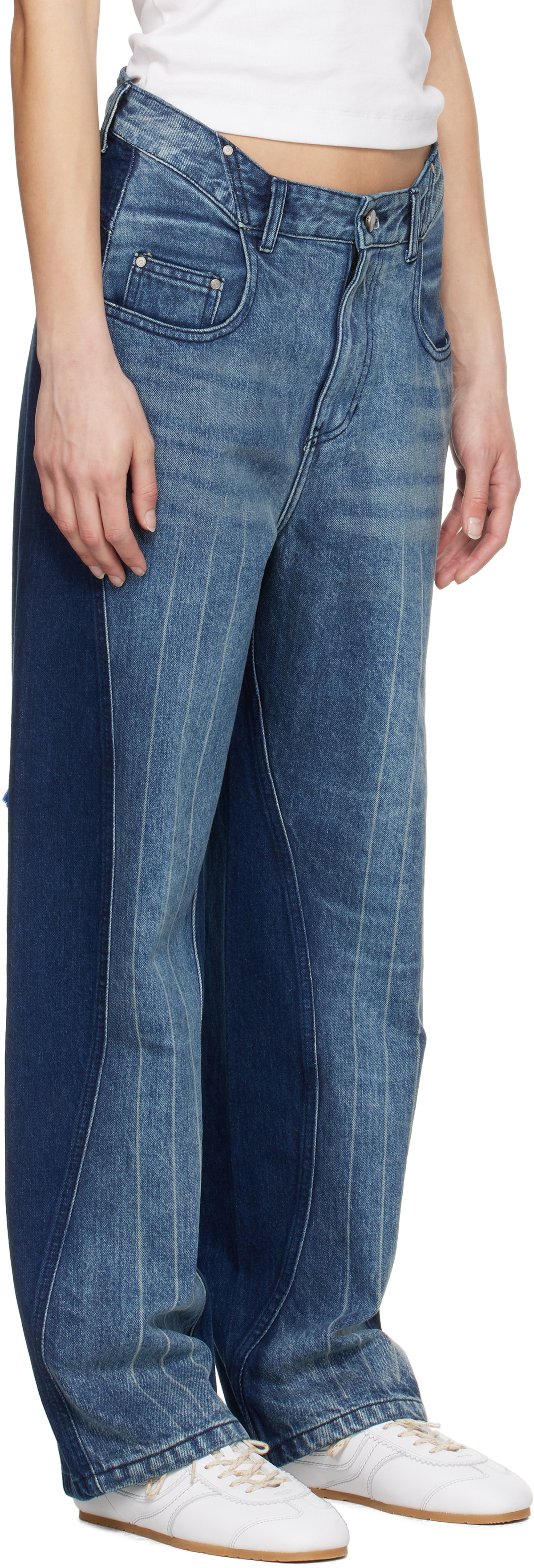 ADER error Blue Faded Jeans