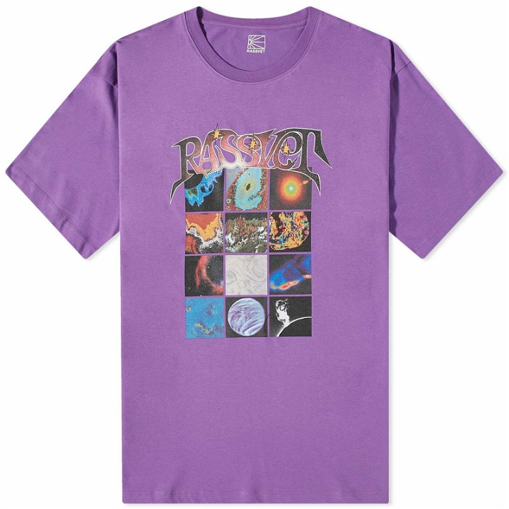 Photo: PACCBET Men's Space Logo T-Shirt in Purple
