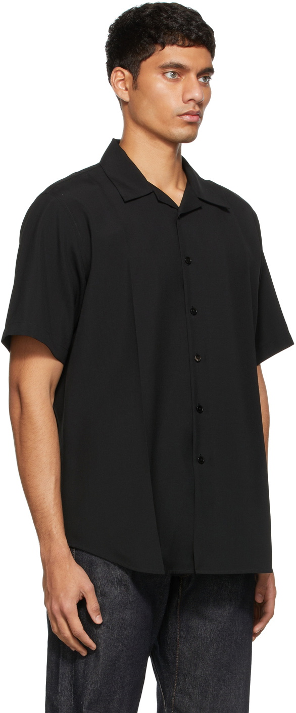 Jil Sander Black Wool Canvas Shirt Jil Sander