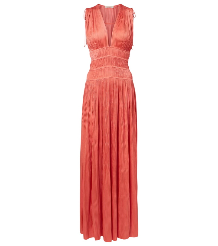Photo: Ulla Johnson Tasneem plissé satin gown