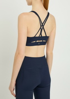 ON Studio Stretch-jersey bra top Navy