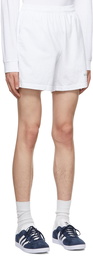 Sporty & Rich White Wimbledon Gym Shorts