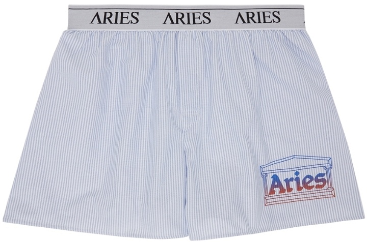 Photo: Aries Blue & White Temple Boxers