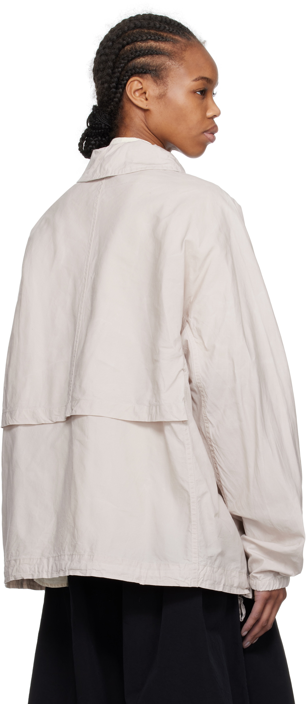 CASEY CASEY Beige Peche Blouson Jacket CASEY CASEY