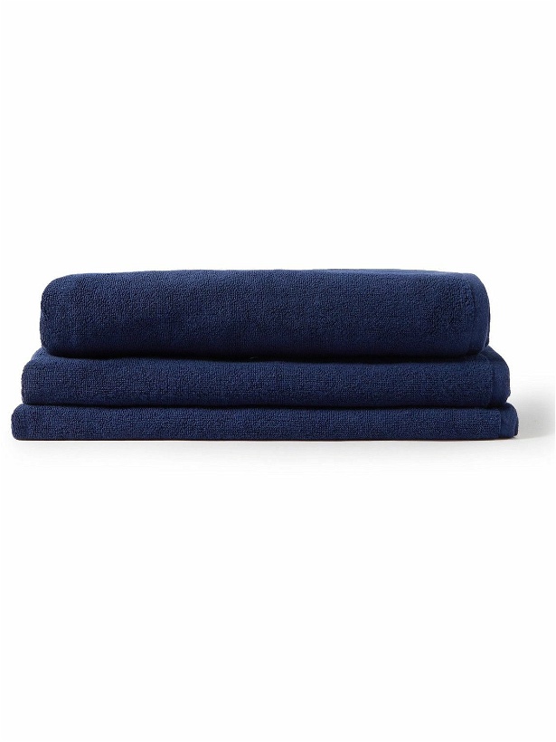 Photo: Paul Smith - Set of Three Signature Stripe Cotton-Terry Bath Towels
